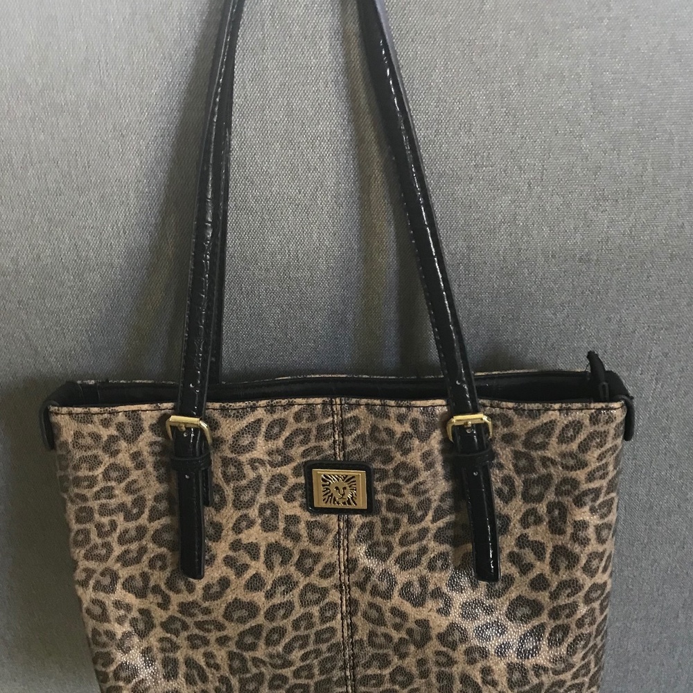 Anne Klein Shoulder Tote Leopard